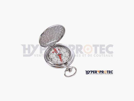 Vintage Compass Fleur De Lys