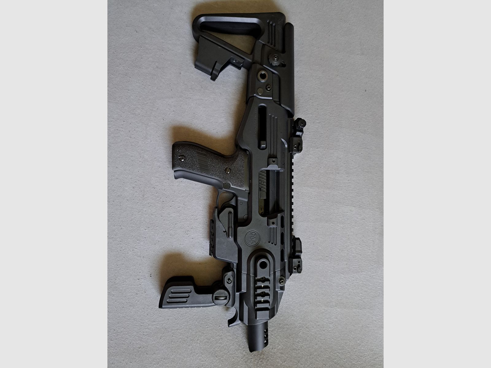 WE P226 GBB mit Carabine Kit