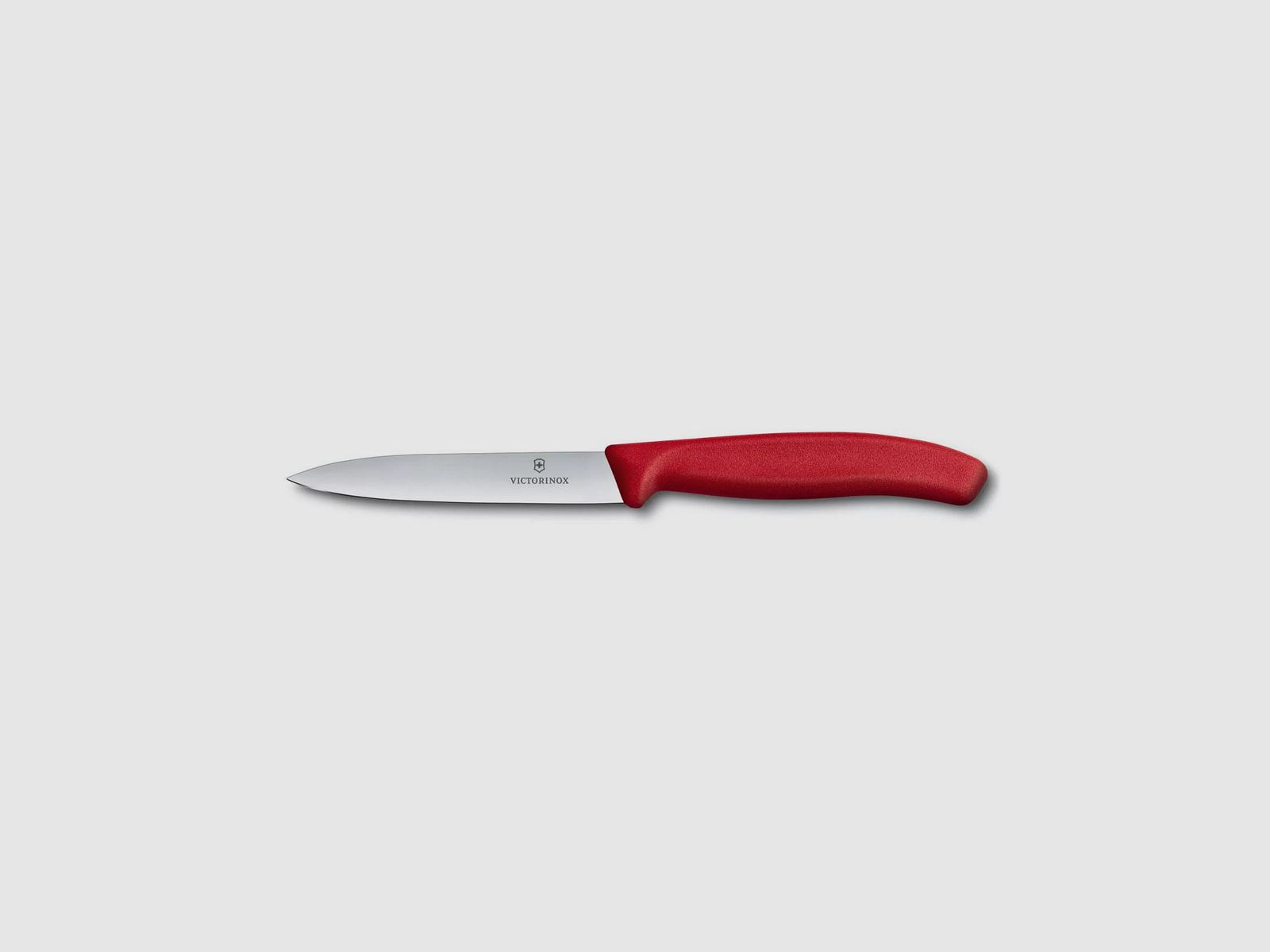 NÓŻ VICTORINOX KUCHENNY GŁADKI 10CM CZERWONY