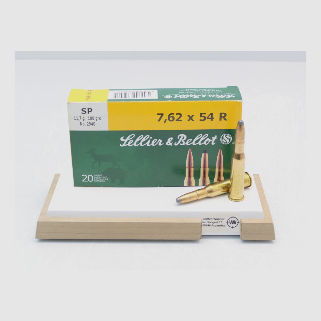 Sellier & Bellot SP 11,7gr / 180grs 7,62x54R