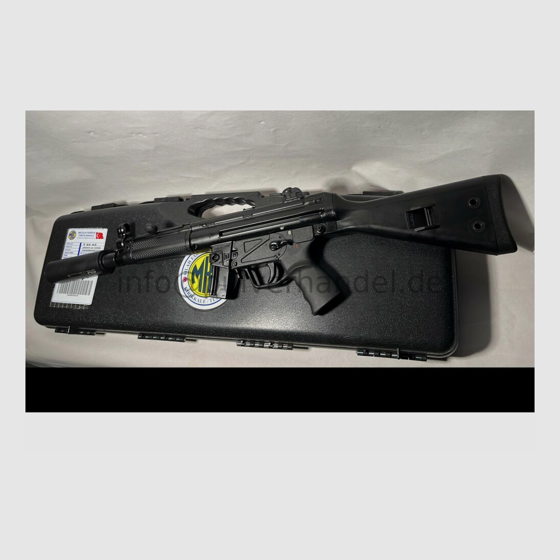 MP5 Lizenzfertigung MKE T94 A2 halbautomatische Büchse incl Koffer, Einsatz 9mmLuger