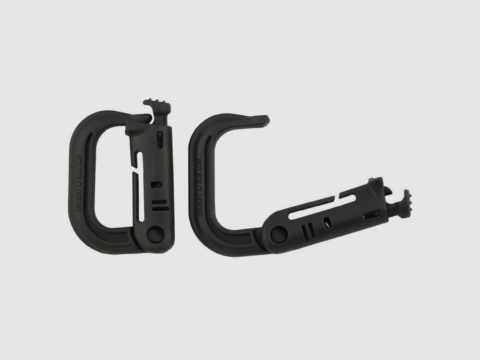 D Karabiner Molle, 2 piezas - Oliva