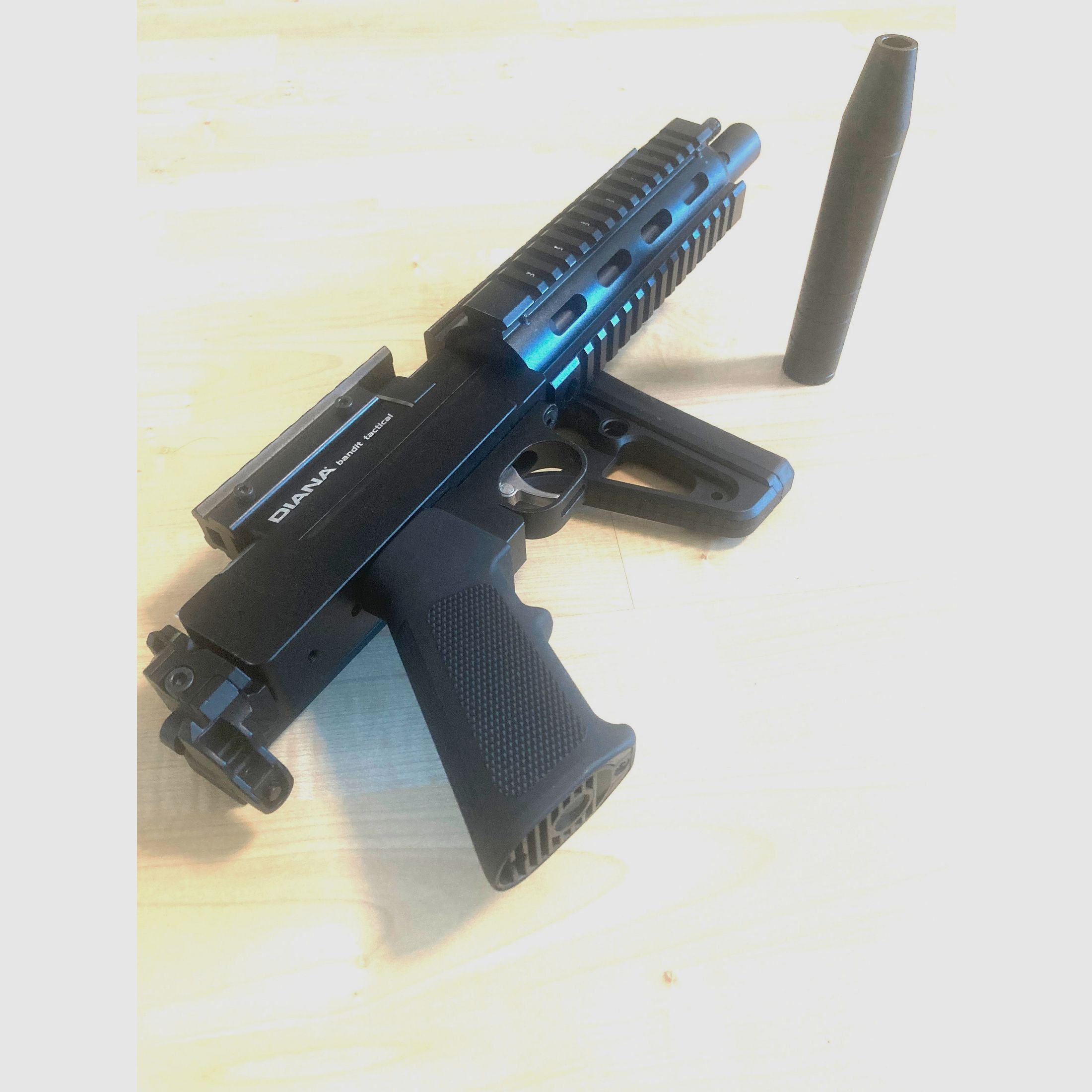 Pistolet à air Karabiner Diana Bandit "Tactical Ultimate" avec chassis en aluminium et crosse pliable style AR15/SIG, F libre dès 18 ans, image 4 sur 7