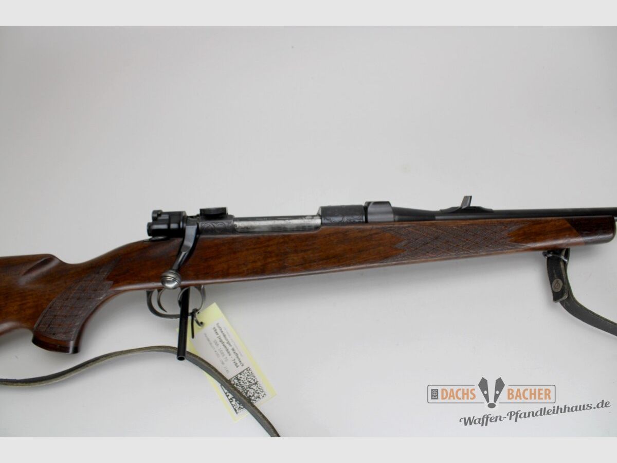 Rep. carabine J. Hensel Rothenburger Waffeneck cal. 7x64 98er conversion de chasse avec gâchette, image 6 sur 9