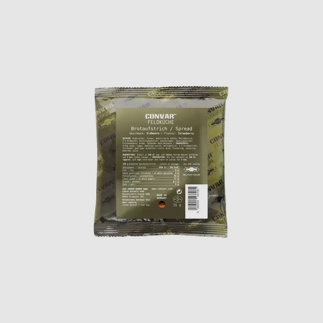 Convar-7 cocina de campo untar pan fresa