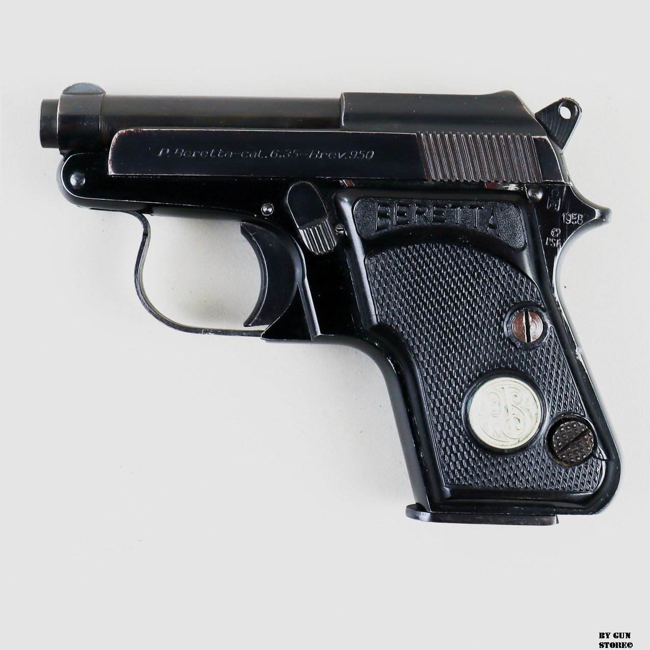 Pistola Beretta mod. Brev. 950 cal. 6,35 mm matr. B84312, immagine 1 di 7