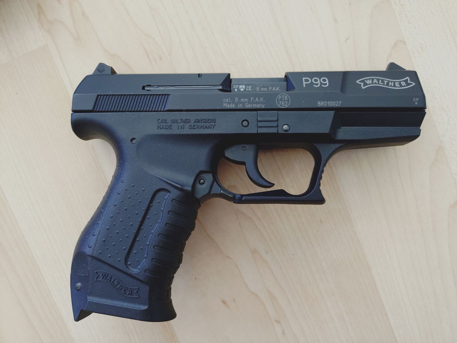 Walther P99 P.A.K. pistola de fogueo, imagen 3 de 6