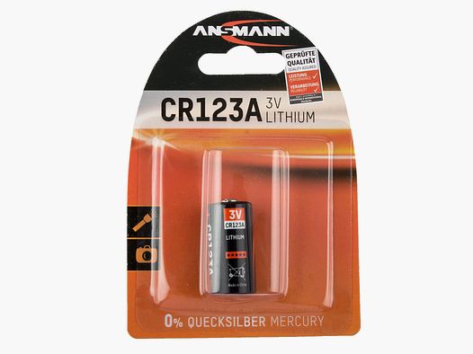 Ansmann Lithium Foto Batterie Ansmann CR123A