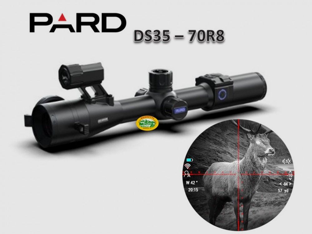 PARD Nachtsicht- und Tagesvisier DS35 - 70R8 mit integriertem IR