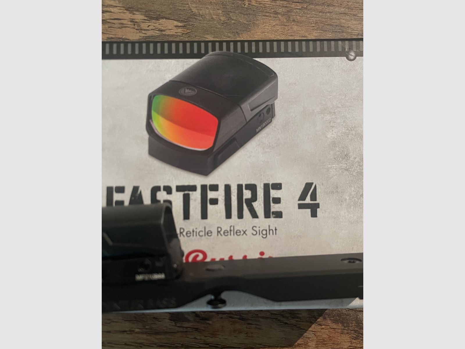 Burris FastFire 4 mit Denteler Montageschiene 