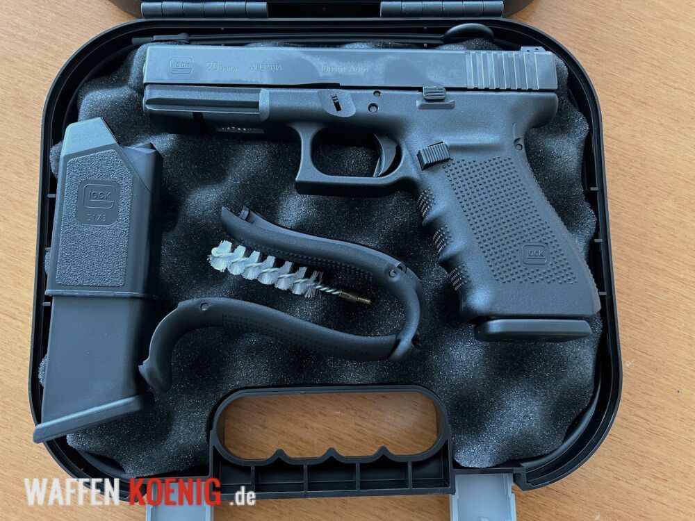 Glock SL pistol; Glock 20 4th Gen. Cal. 10mm Auto