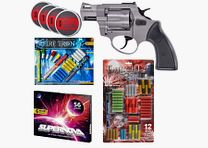 Feuerwerk Revolver Bundle Zoraki R2 2 Zoll Schreckschuss