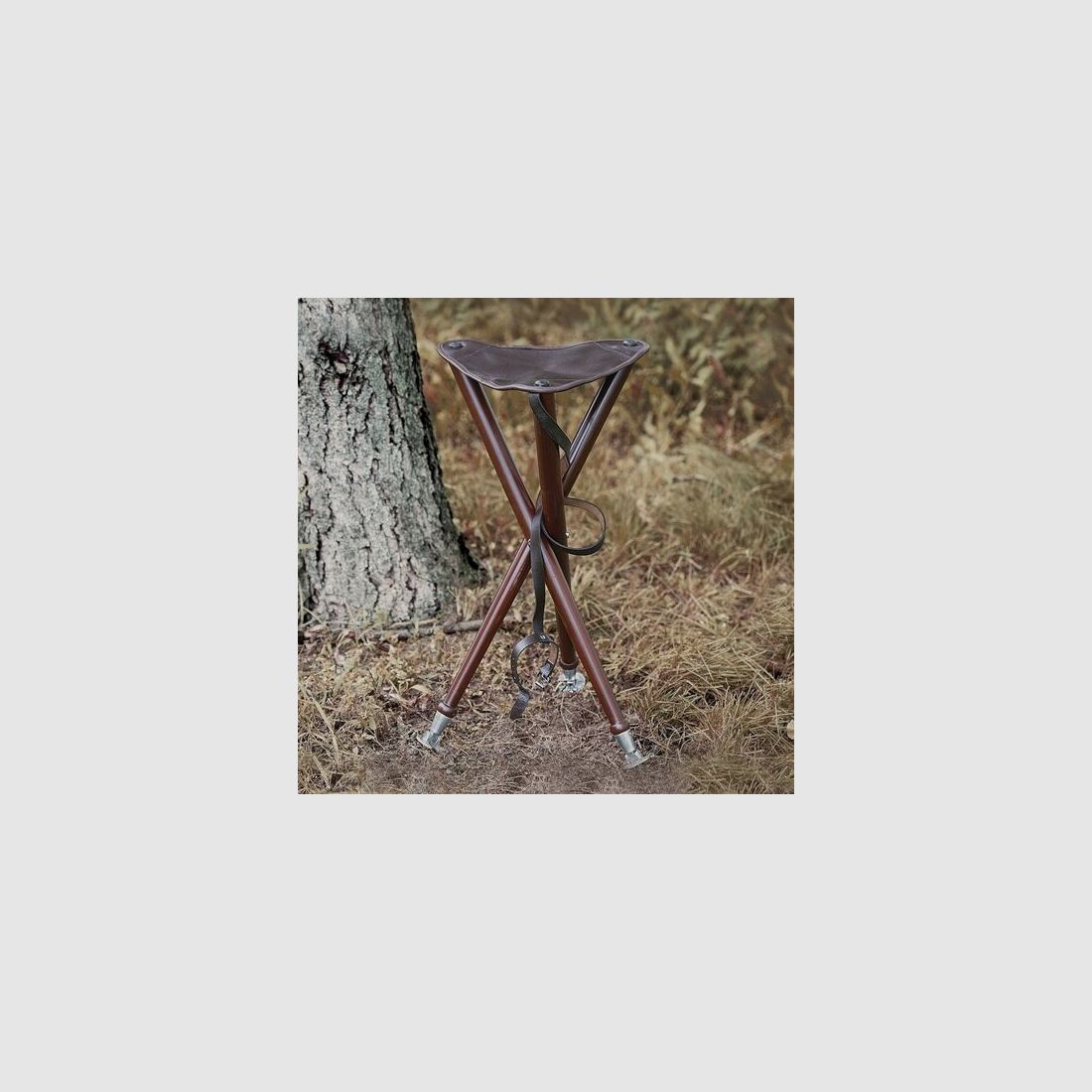 Parforce Dreibein-Ansitzstuhl mit Metallspitzen