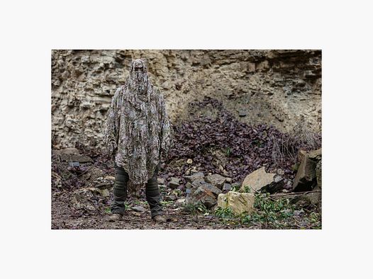 Ghosthood Ghosthood Tarnzubehör Ghost Hoodie concamo beige
