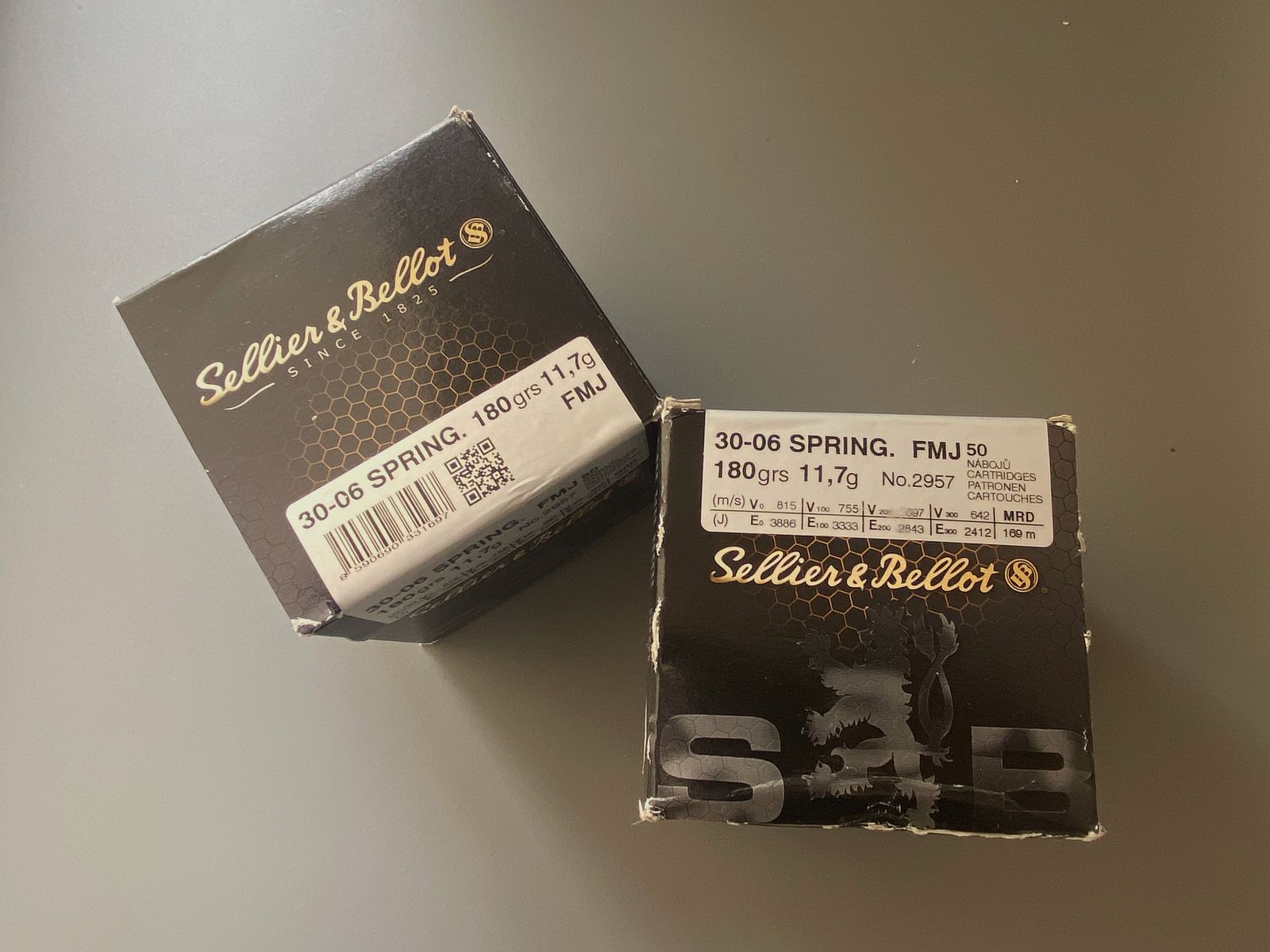 Sellier & Bellot .30-06 Springfield 180grs 11,7g FMJ 50 Schuss Schüttpackung