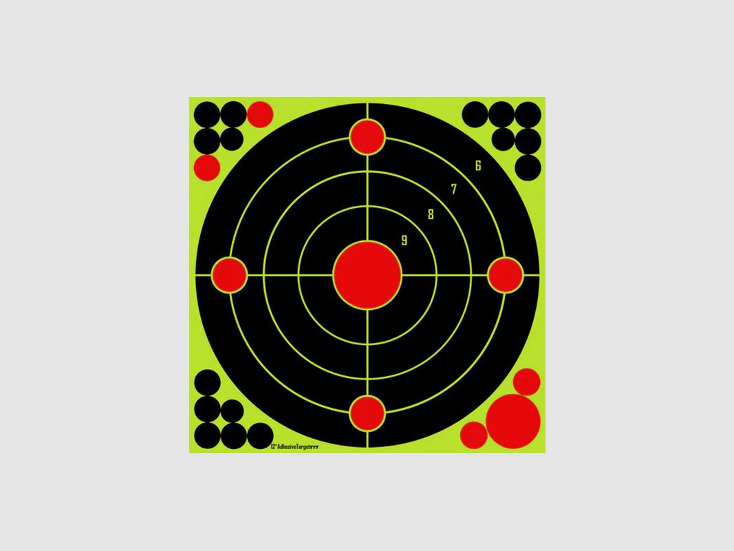 Zelfklevend Reactief Doel 30 x 30 cm met Stickers, afbeelding 1 van 2