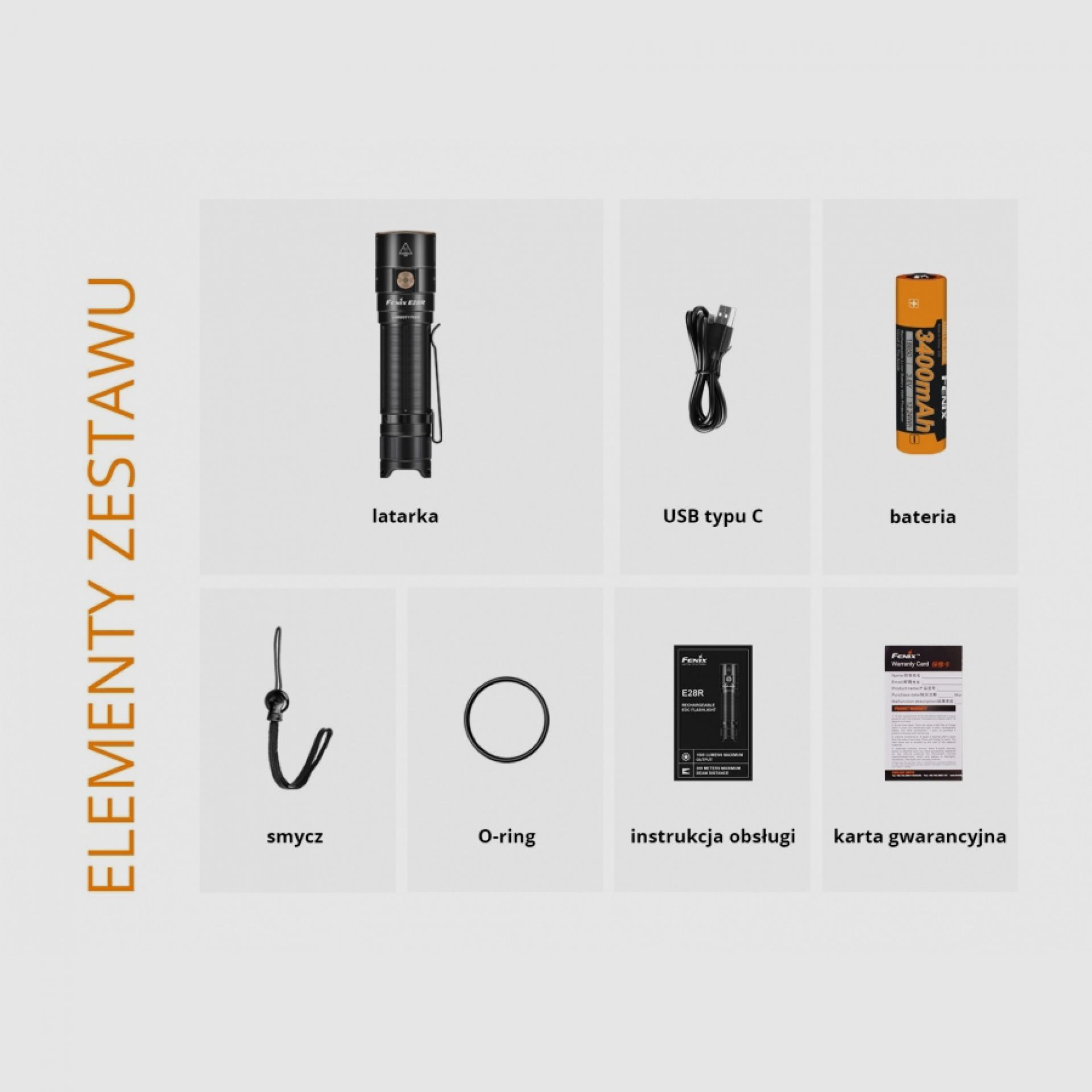 Lampe torche LED Fenix E28R, image 6 sur 14