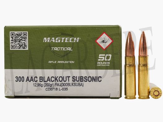 MAGTECH 300 BLKSUBA SUBSONIC(CARTOUCHE A BALLE)