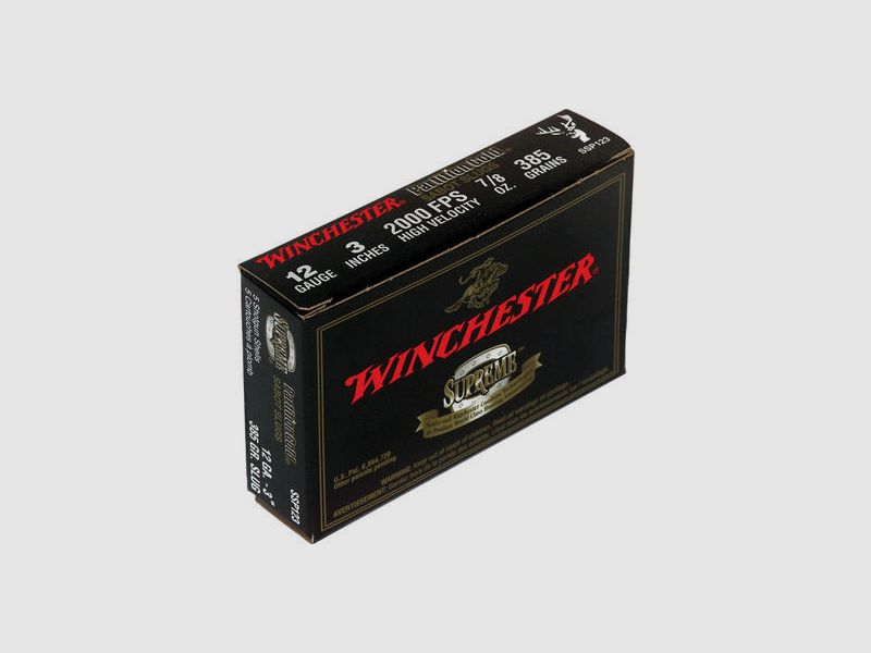 Flintenlaufgeschosse Winchester Supreme Partition Gold Sabot Slugs 12/76  385gr. SSP123!!!