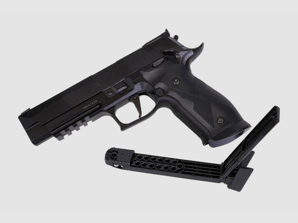 SIG Sauer SIG SAUER XFIVE Schwarz 4,5mm/ 4,5mm BB Druckluft Co2 BlowBack