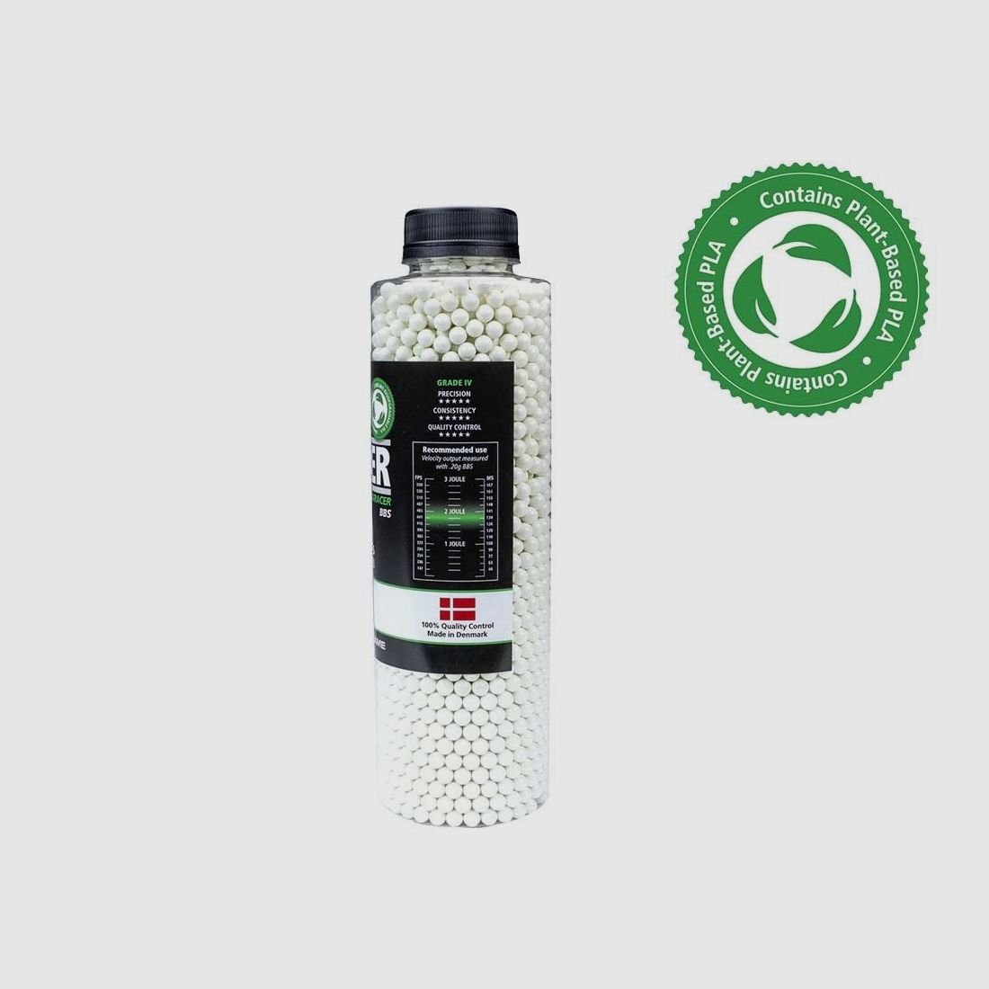 ASG Alpha Blaster Tracer 3300 Stk 6mm BB / 0,32 g / BIO / Grün, Bild 2 von 3