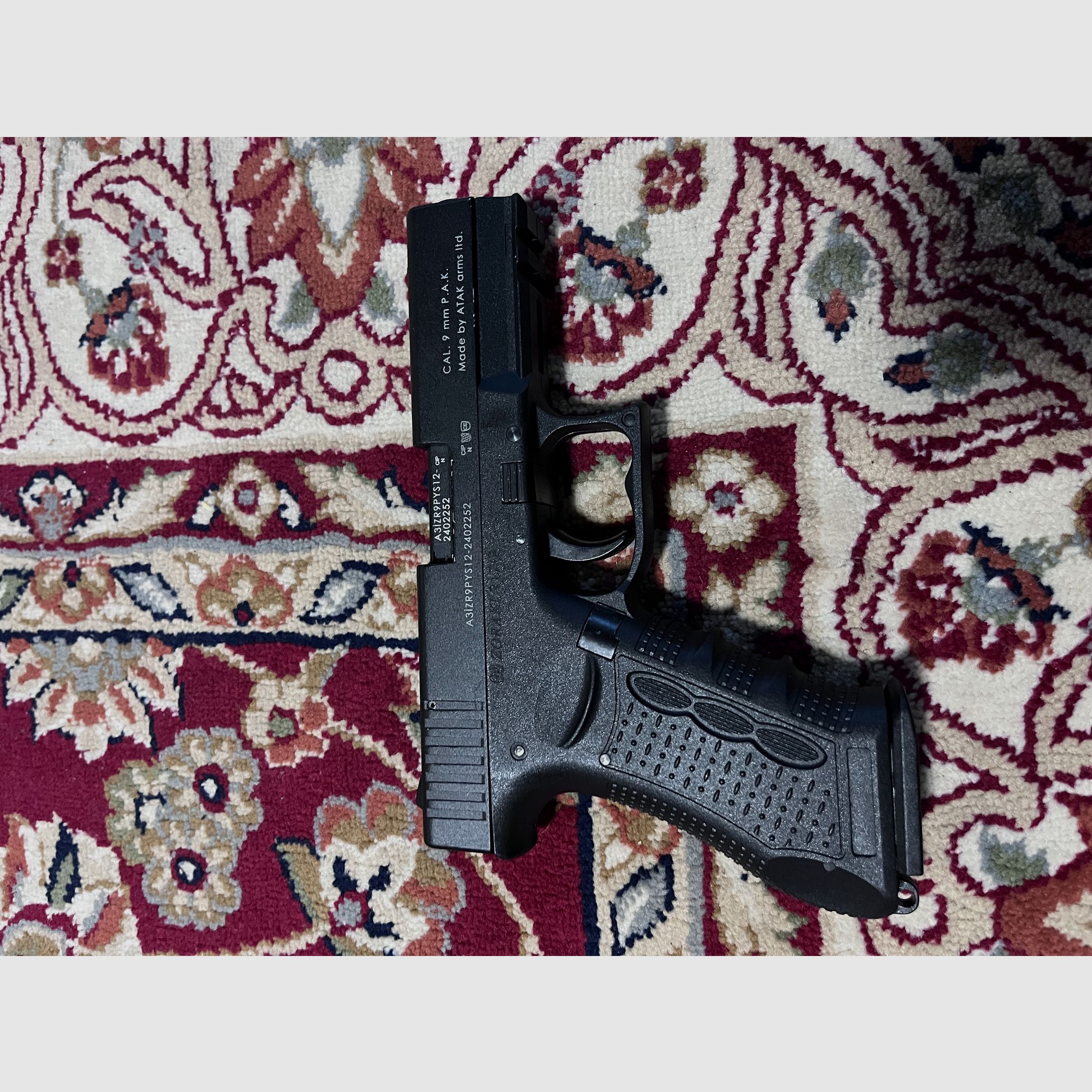 Zoraki 917 pistola de fogueo 9mm P.A.K. niquelada