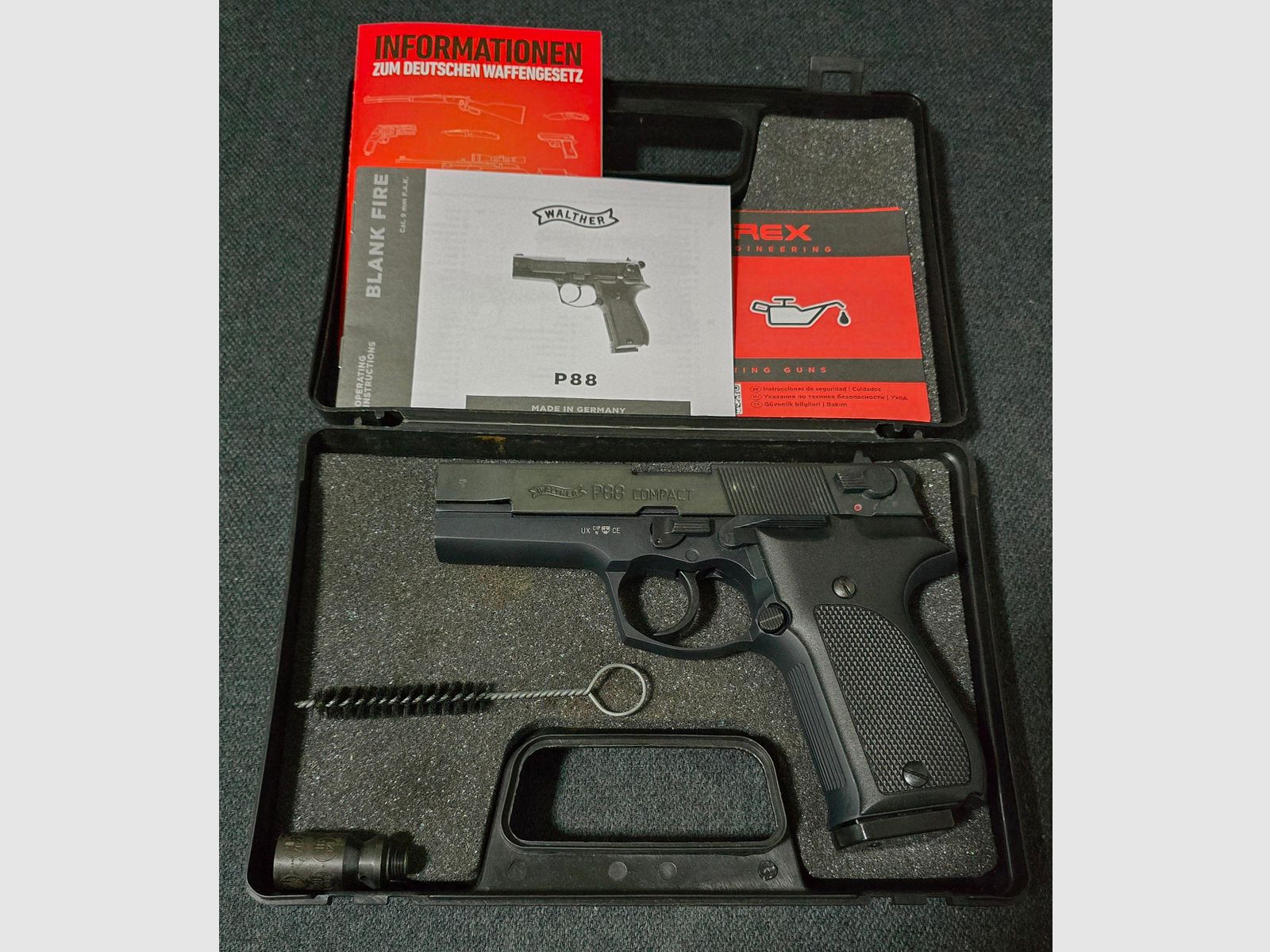 Walther P88 blank firing 9mm PAK