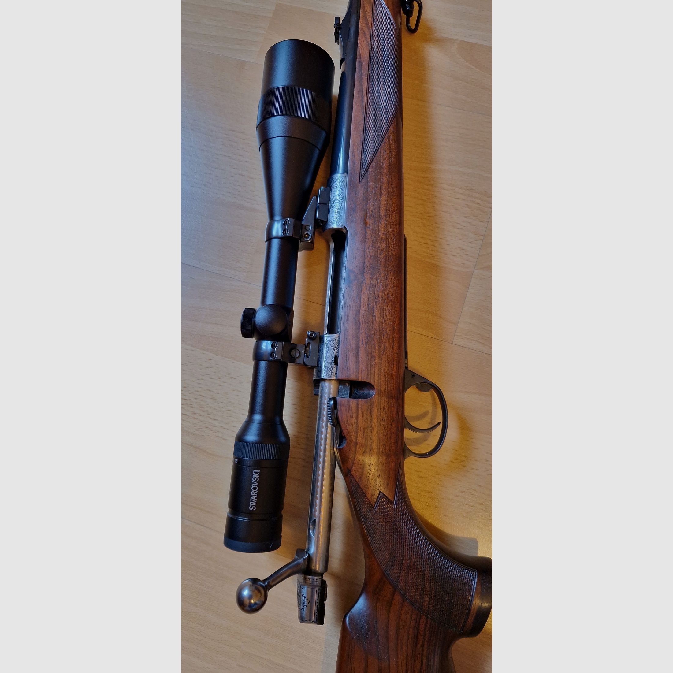 Fucile ripetitore Antonio Zoli AZ 1900 Bavaria Super Lusso con cannocchiale Swarovski