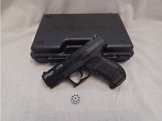 Walther CP99 black / 4,5 mm Diabolo / CO2 / Pistole / OVP (59)