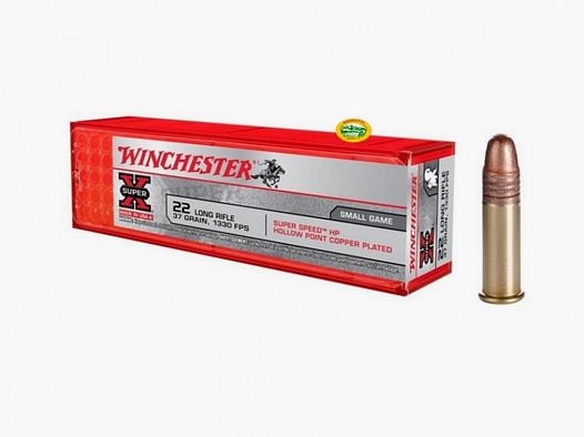 WINCHESTER munizioni Super Speed HP copper Plated cal.22 lr - gn.37 conf.100