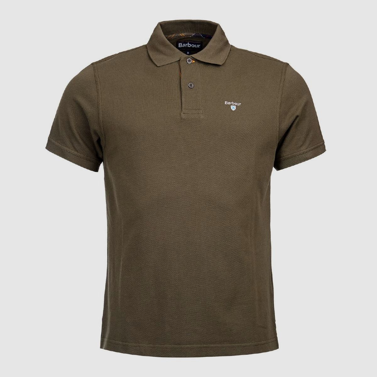 Barbour Poloshirt Tartan Pique Dk. olive/classic