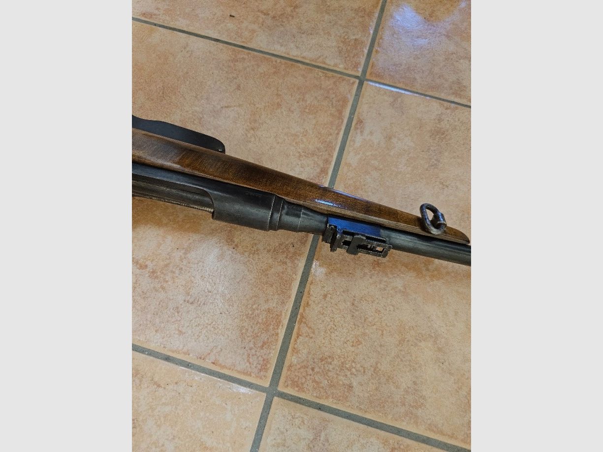 Steyr Mannlicher M95 8x56 – Historical repeating rifle with straight pull bolt, very good condition from estate.