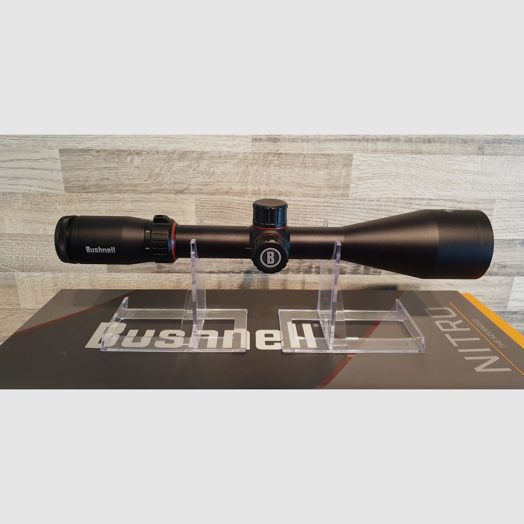 Celownik optyczny Bushnell NITRO 3-18x56 Krzyż 4LP - Nowy towar z fachowego handlu -