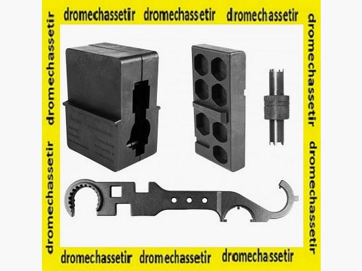 Kit complet d&rsquo;armurier pour entretient et demontage AR15, M4, M16