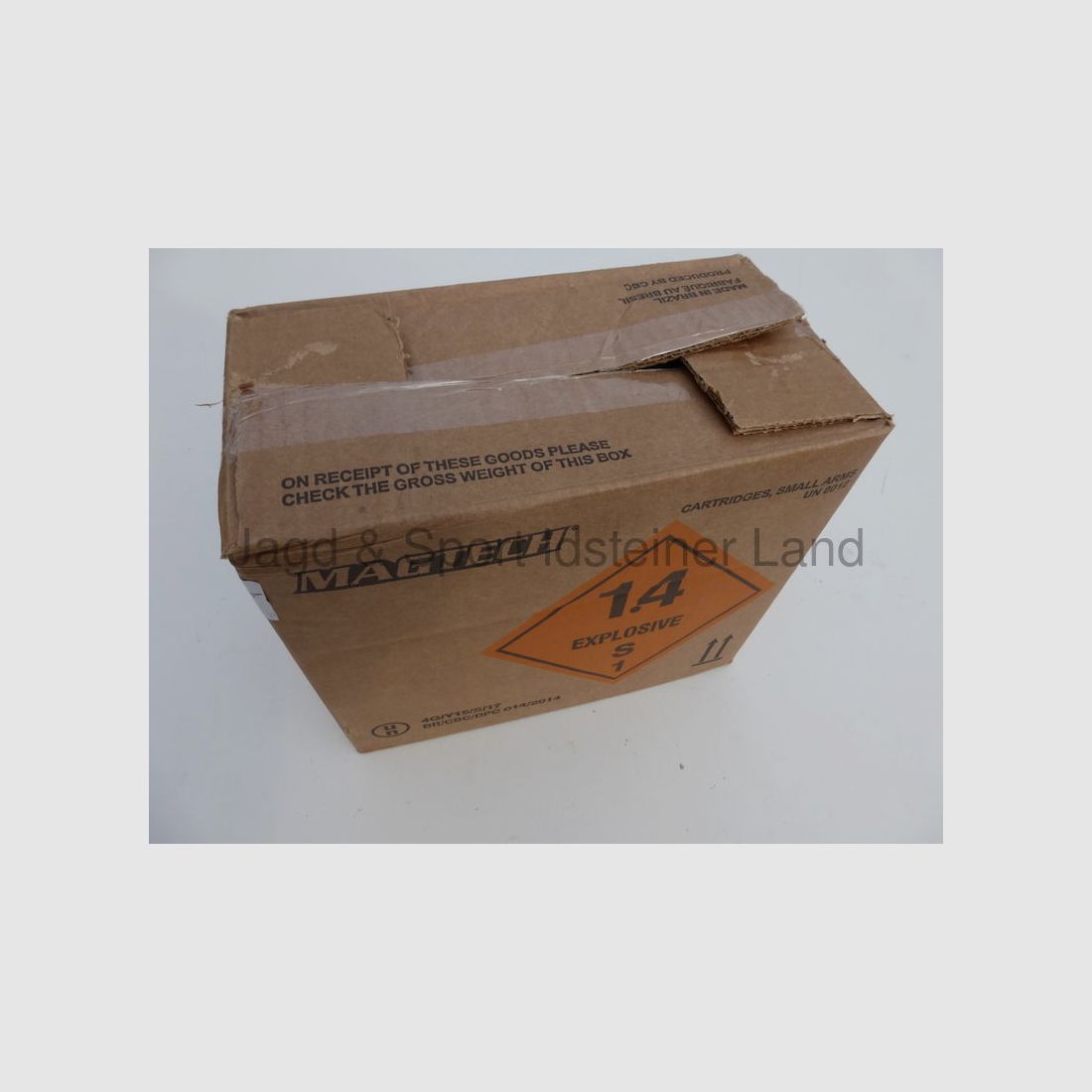 MagTech 1000 cartridges 124grs, FMJ