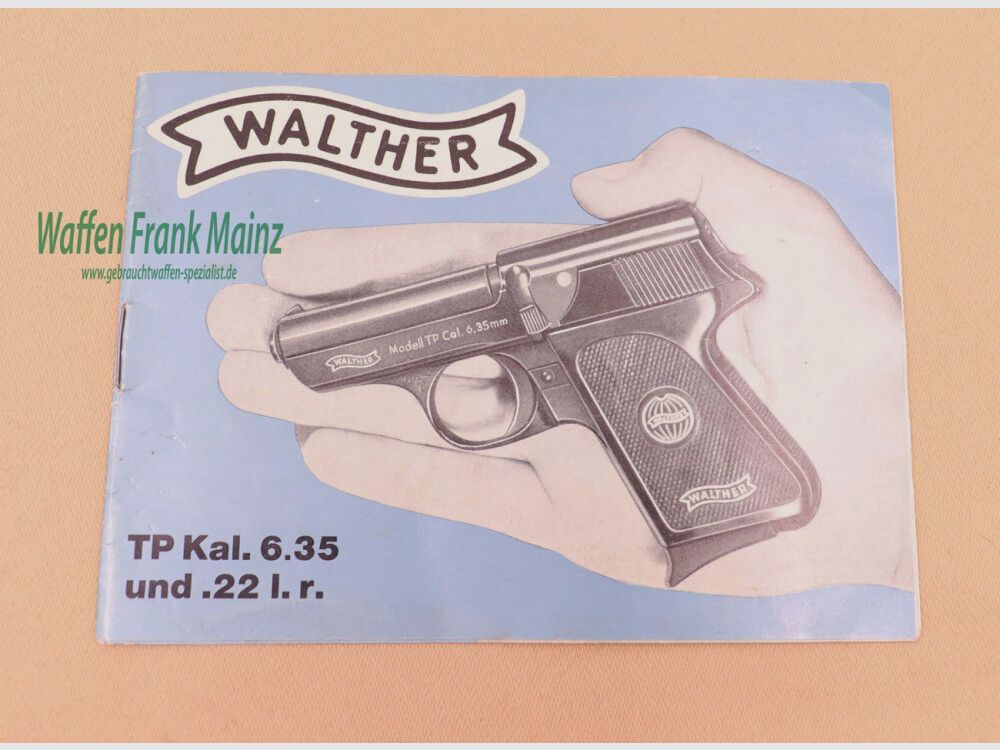 Walther - Ulm Operating Instructions Mod. TP