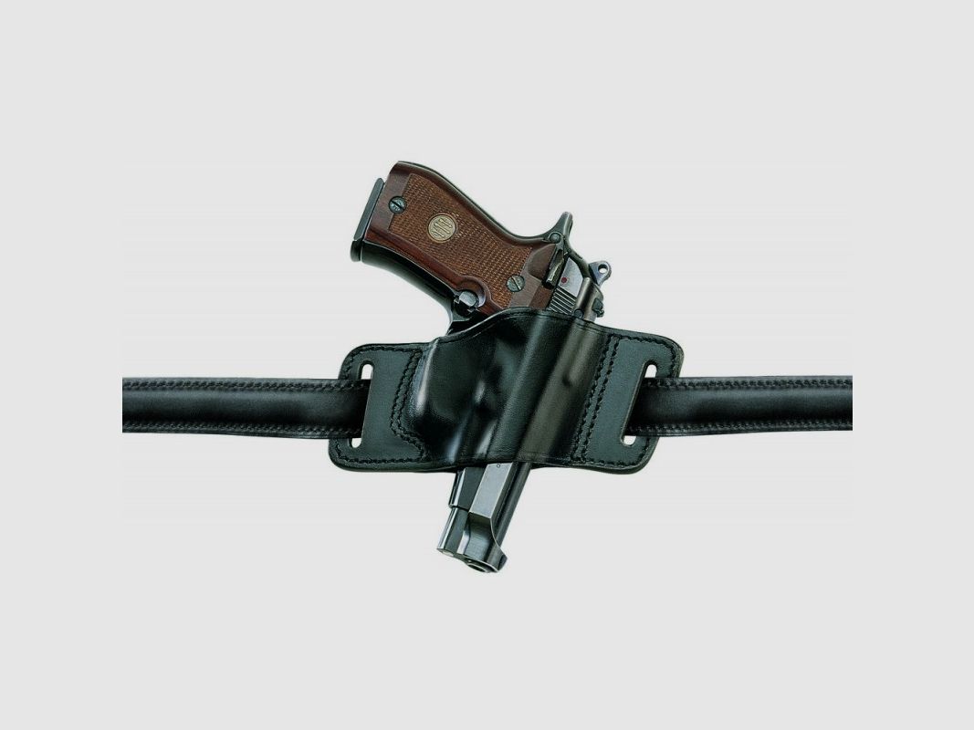 RADAR HOLSTER VORMGEGEVEN LEREN TANGA TYPE SEMI-OPEN VOOR GEMIDDELDE AUTO'S COD 5129-0800, afbeelding 1 van 2