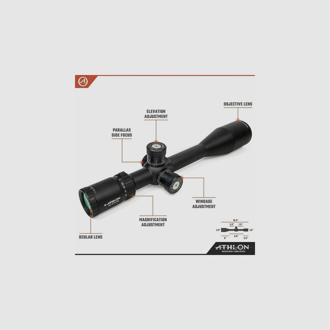 ARGOS BTR GEN2 10-40x56 Athlon riflescope CHEAPEST PRICE / NEW GOODS