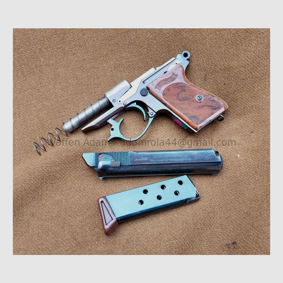 Walther Zella Mehlis PPK 90° Sicherung