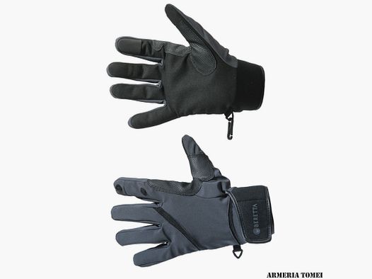 BERETTA – WIND PRO Shooting Gloves Black & Gray