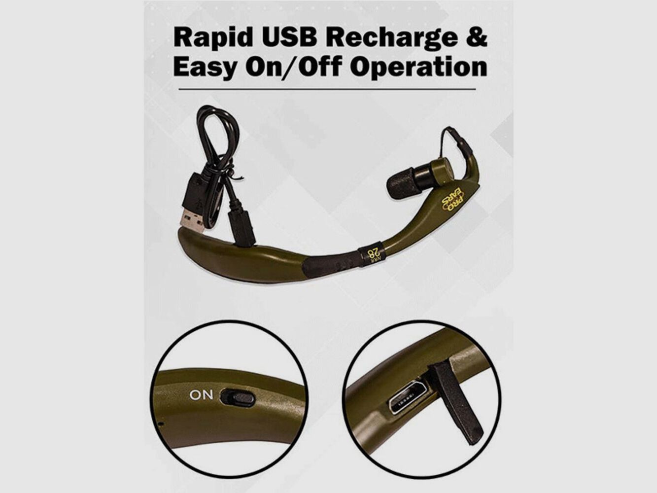 Pro Ears Gehörschutz Stealth 28 grün