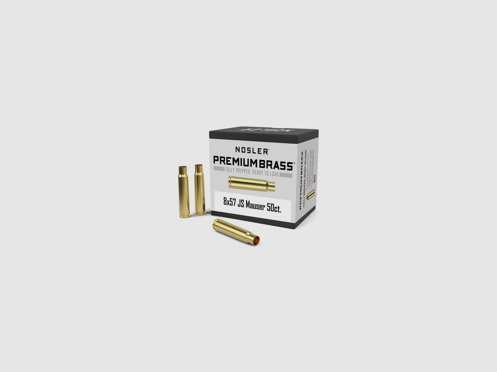 NOSLER CUSTOM HÜLSEN Kal. 8x57MM JS MAUSER 50St., Bild 2 von 2