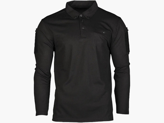 Mil-Tec Mil-Tec Poloshirt Tactical Quickdry 1/1 Arm schwarz
