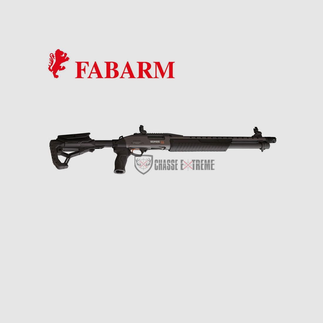 Flinte FABARM SDASS Pro mit teleskopischem Schaft Stufe 2 51cm Kal. 12/76, Bild 5 von 6