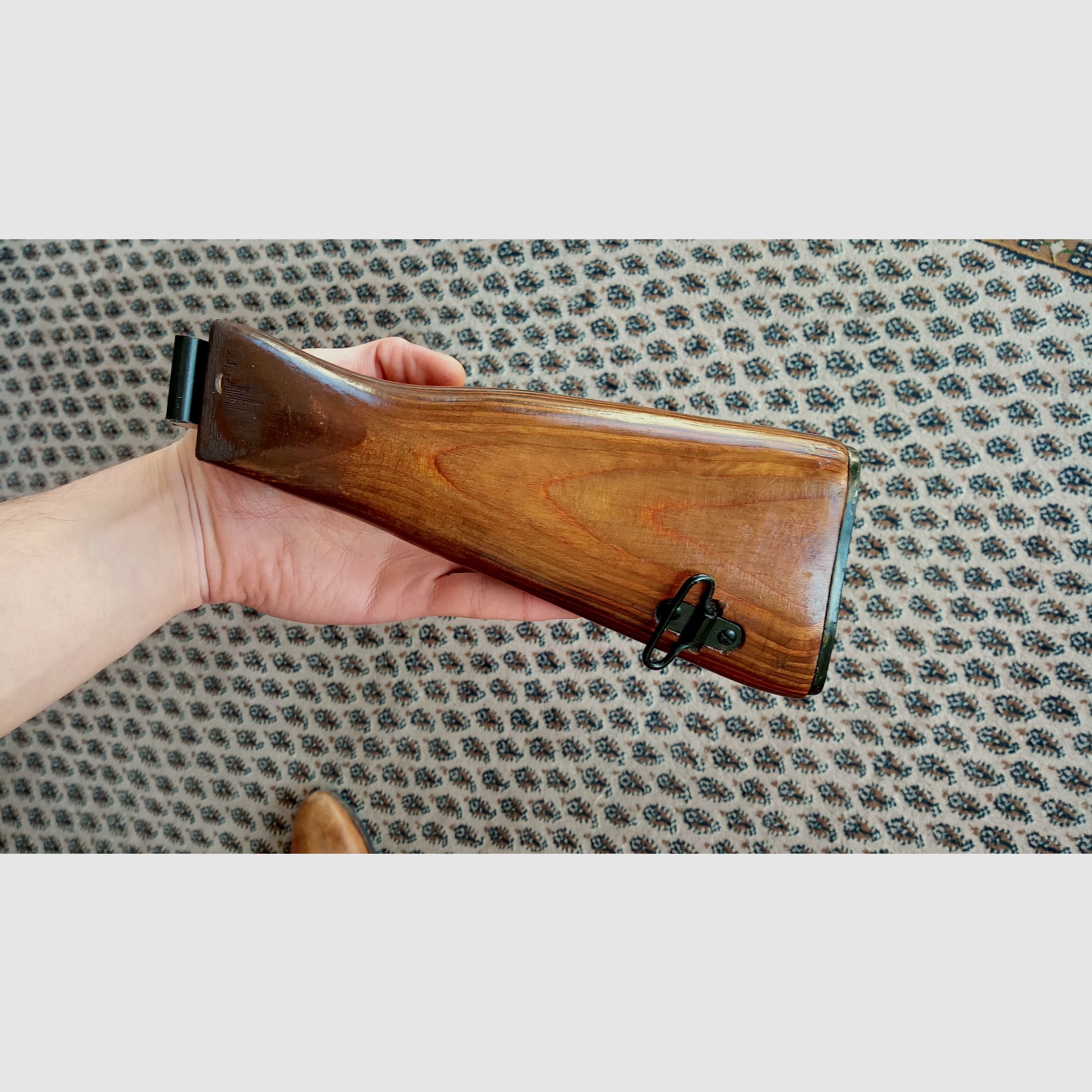 Russischer Co2 Yunker-3 Pseudo Festschaft / AK Laminat Holz Schaft für AK74 Look