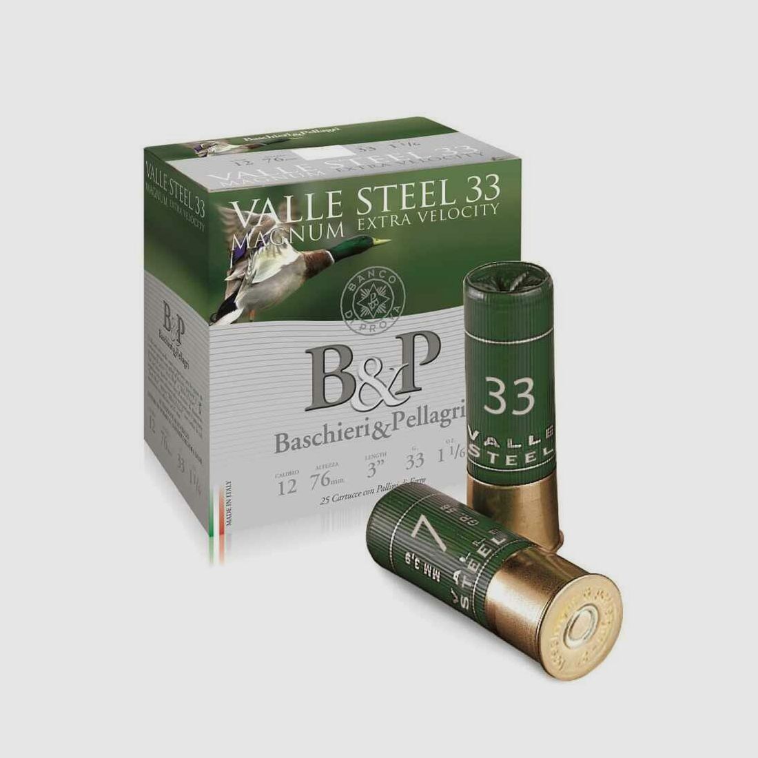B&P Valle Steel HV - 33 g - 4,1 mm