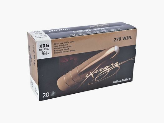 Sellier & Bellot 130grs XRG 20STK .270Win