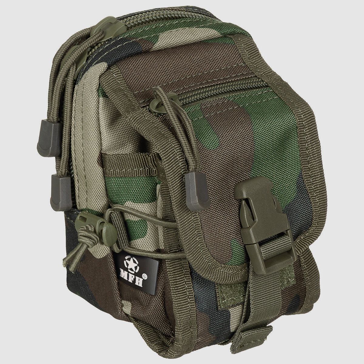 Multi-purpose pouch, "MOLLE", woodland