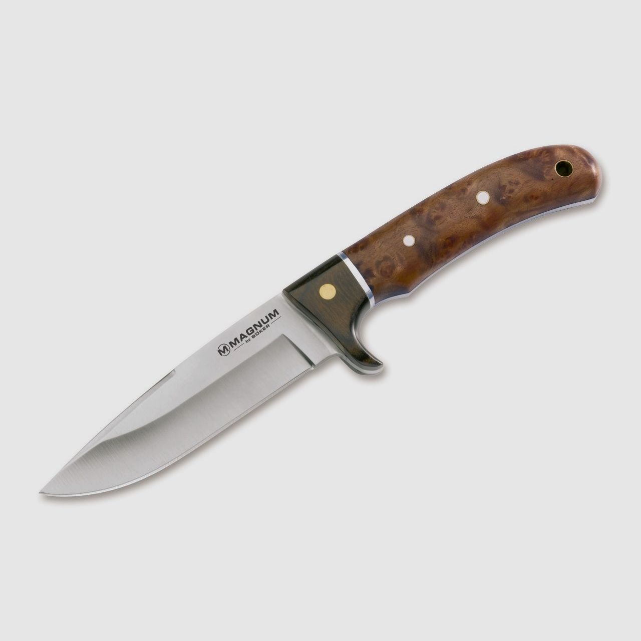 MAGNUM ELK HUNTER EDC Messer mit 11cm Klinge,Palisander,Lederscheide