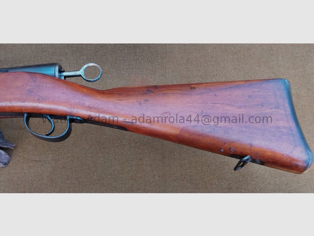 W+F, Eidgenössische Waffenfabrik Bern 1889 Geradezugewehr Schmidt Rubin